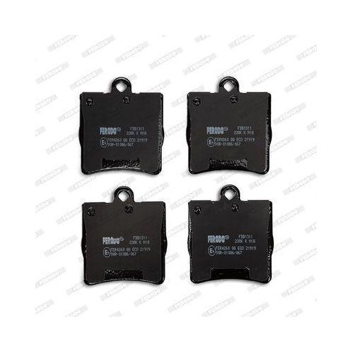 Bremsbelagsatz Scheibenbremse Ferodo FDB1311 Premier Eco Friction f&uuml;r Chrysler