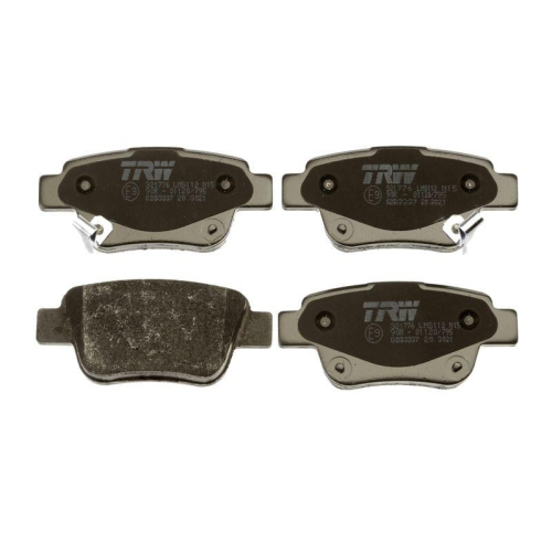 Bremsbelagsatz Scheibenbremse Trw GDB3337 Cotec f&uuml;r Toyota Hinterachse