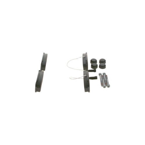 Bremsbelagsatz Scheibenbremse Bosch 0986494391 f&uuml;r Nissan Renault Hinterachse