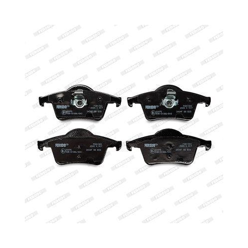 Bremsbelagsatz Scheibenbremse Ferodo FDB1383 Premier Eco Friction f&uuml;r Volvo