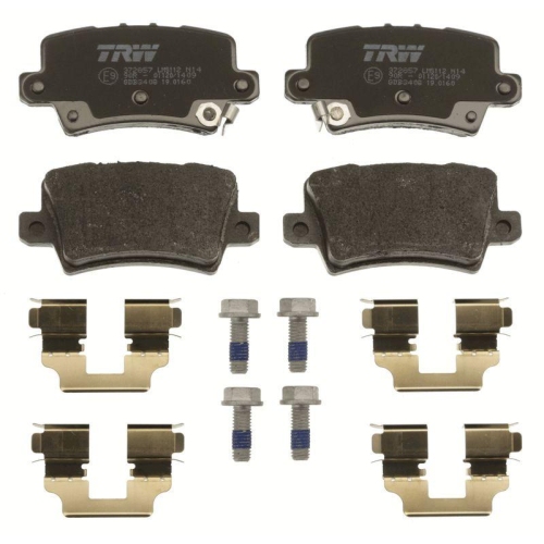 Bremsbelagsatz Scheibenbremse Trw GDB3408 Cotec f&uuml;r Honda Hinterachse