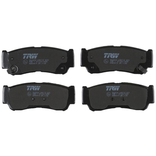 Bremsbelagsatz Scheibenbremse Trw GDB3419 Cotec f&uuml;r Hyundai Hinterachse