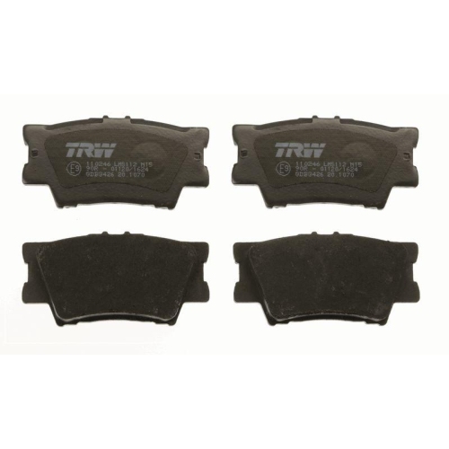 Bremsbelagsatz Scheibenbremse Trw GDB3426 Cotec f&uuml;r Toyota Toyota (gac) Lexus