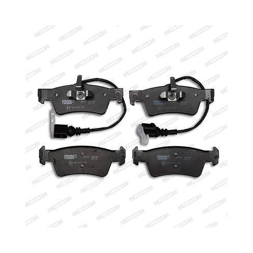 Bremsbelagsatz Scheibenbremse Ferodo FDB1460 Premier f&uuml;r VW Hinterachse