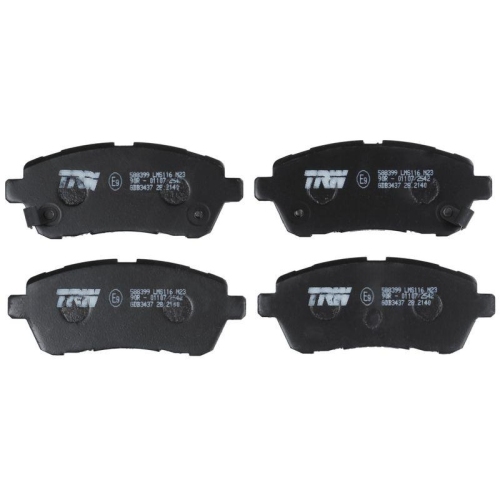 Bremsbelagsatz Scheibenbremse Trw GDB3437 Cotec f&uuml;r Subaru Suzuki Toyota Ford