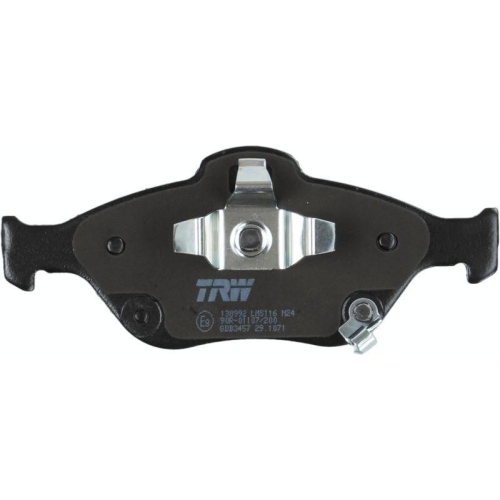 Bremsbelagsatz Scheibenbremse Trw GDB3457 Cotec f&uuml;r Toyota Daihatsu Vorderachse