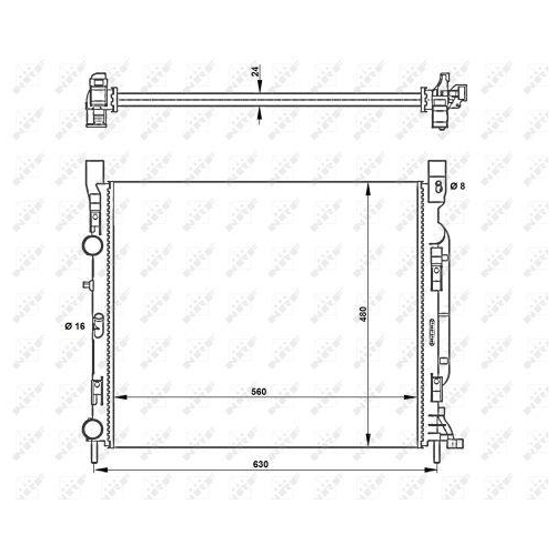 K&uuml;hler Motork&uuml;hlung Nrf 53002 f&uuml;r Mercedes Benz Mercedes Benz Renault
