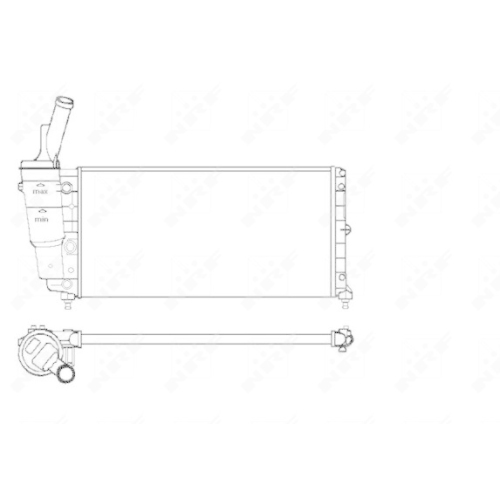 K&uuml;hler Motork&uuml;hlung Nrf 53226 f&uuml;r Fiat Lancia