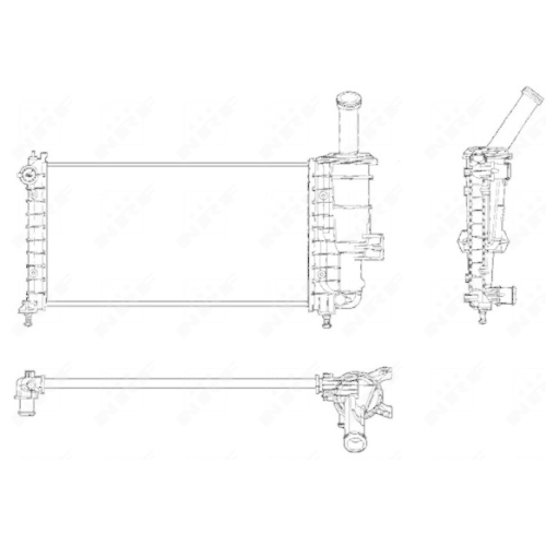 K&uuml;hler Motork&uuml;hlung Nrf 53230 f&uuml;r Fiat