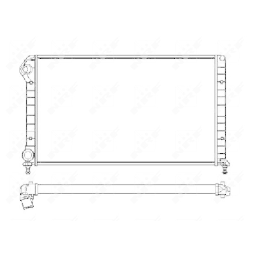 K&uuml;hler Motork&uuml;hlung Nrf 53231 f&uuml;r Fiat F&uuml;r Fahrzeuge Ohne Klimaanlage