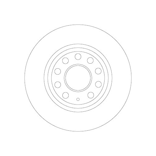 Bremsscheibe Trw DF4558 f&uuml;r Seat Skoda VW Vw (faw) Audi Hinterachse