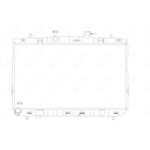 K&uuml;hler Motork&uuml;hlung Nrf 53355 f&uuml;r Hyundai