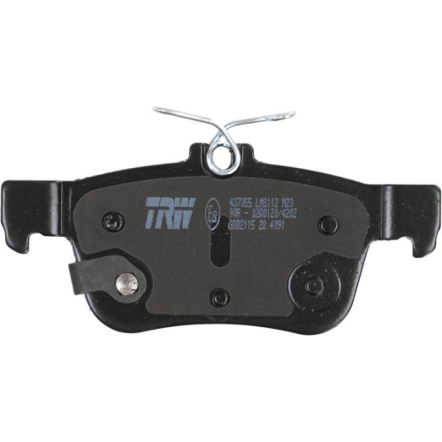 Brake Pad Set Disc Brake Trw GDB2115 for Ford Ford Usa Rear Axle