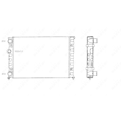 K&uuml;hler Motork&uuml;hlung Nrf 58819 f&uuml;r VW