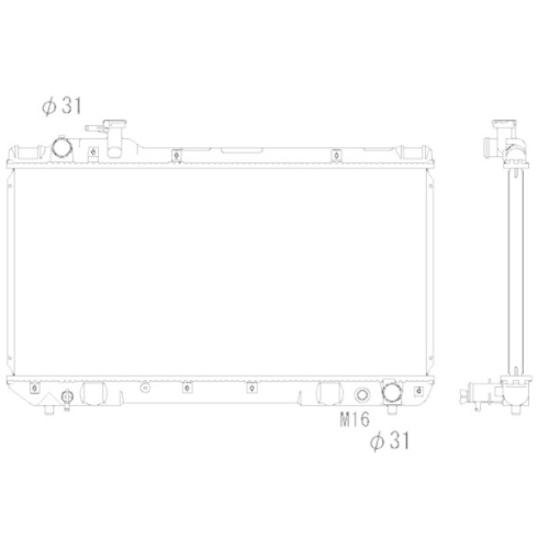 K&uuml;hler Motork&uuml;hlung Nrf 503988 f&uuml;r Toyota