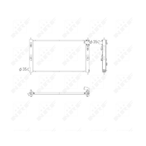K&uuml;hler Motork&uuml;hlung Nrf 53593 f&uuml;r Citro&euml;n Mitsubishi Peugeot