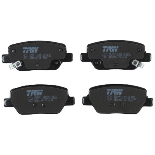 Brake Pad Set Disc Brake Trw GDB2156 for Fiat Rear Axle