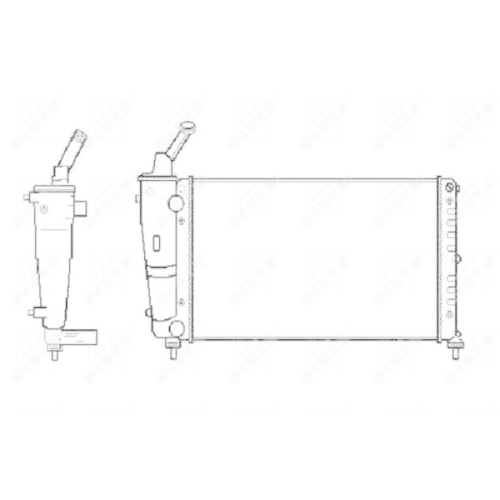 K&uuml;hler Motork&uuml;hlung Nrf 53619 f&uuml;r Lancia