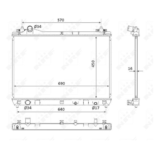 K&uuml;hler Motork&uuml;hlung Nrf 53917 f&uuml;r Suzuki