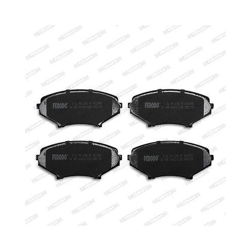 Bremsbelagsatz Scheibenbremse Ferodo FDB1758 Premier f&uuml;r Mazda Vorderachse