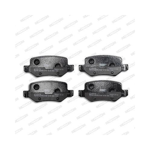 Bremsbelagsatz Scheibenbremse Ferodo FDB1782 Premier Eco Friction f&uuml;r