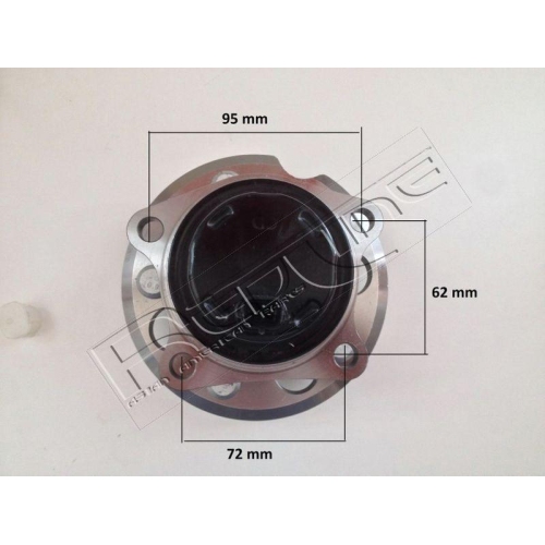 Radnabe Red-line 24DR002 f&uuml;r Hinterachse