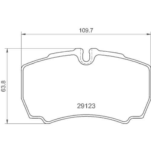 Bremsbelagsatz Scheibenbremse Hella 8DB 355 005-421 f&uuml;r Ford Ford (jmc)