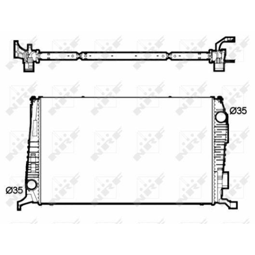 K&uuml;hler Motork&uuml;hlung Nrf 53138 f&uuml;r Renault Dacia