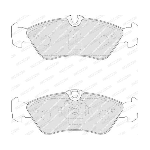 Bremsbelagsatz Scheibenbremse Ferodo FVR1876 Premier Eco Friction f&uuml;r VW