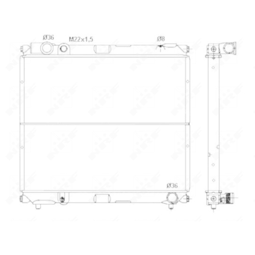 K&uuml;hler Motork&uuml;hlung Nrf 50433 f&uuml;r Suzuki