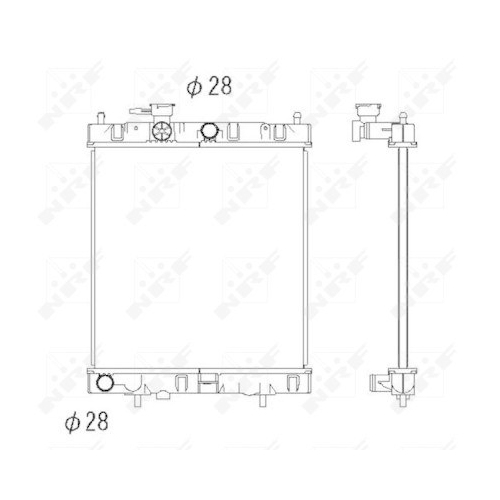 K&uuml;hler Motork&uuml;hlung Nrf 52060 f&uuml;r Nissan