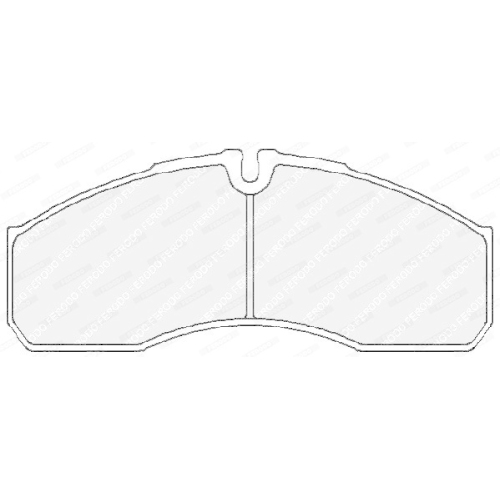 Bremsbelagsatz Scheibenbremse Ferodo FVR1390 Premier f&uuml;r Iveco Hinterachse