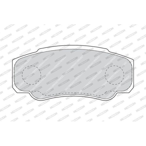 Bremsbelagsatz Scheibenbremse Ferodo FVR1480 Premier Eco Friction f&uuml;r Citro&euml;n