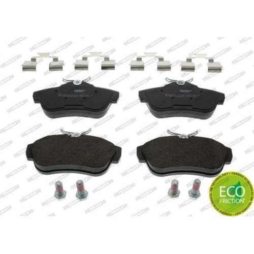 Bremsbelagsatz Scheibenbremse Ferodo FVR1772 Premier Eco Friction f&uuml;r Citro&euml;n