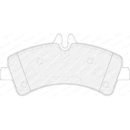 Bremsbelagsatz Scheibenbremse Ferodo FVR1779 Premier Eco Friction f&uuml;r VW
