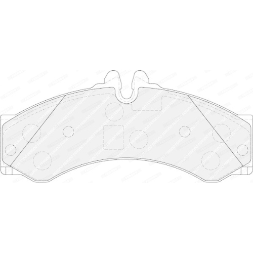 Bremsbelagsatz Scheibenbremse Ferodo FVR1879 Premier Eco Friction f&uuml;r Multicar