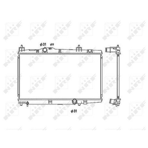 K&uuml;hler Motork&uuml;hlung Nrf 53449 Easy Fit f&uuml;r Toyota