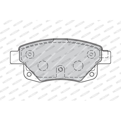 Bremsbelagsatz Scheibenbremse Ferodo FVR1930 Premier Eco Friction f&uuml;r Ford