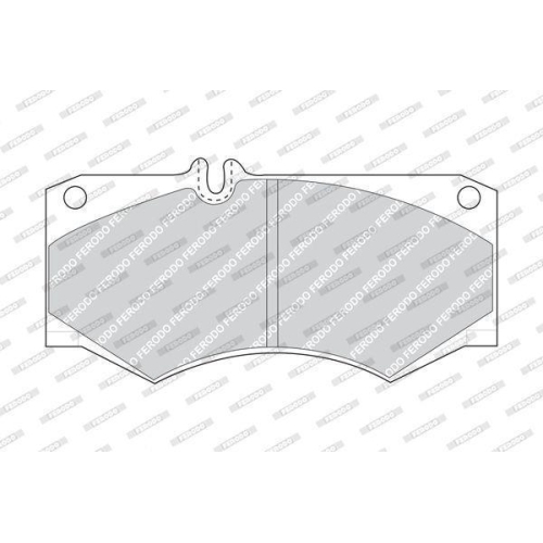 Bremsbelagsatz Scheibenbremse Ferodo FVR239 Premier für Mercedes Benz Puch