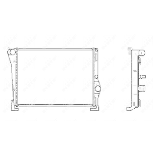 K&uuml;hler Motork&uuml;hlung Nrf 53615 f&uuml;r Fiat Lancia