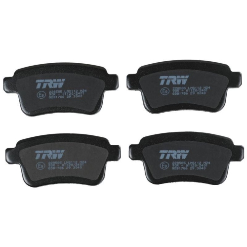 Brake Pad Set Disc Brake Trw GDB1786 Cotec for Mercedes Benz Mercedes Benz