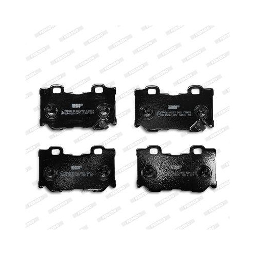 Bremsbelagsatz Scheibenbremse Ferodo FDB4312 Premier Eco Friction f&uuml;r Nissan