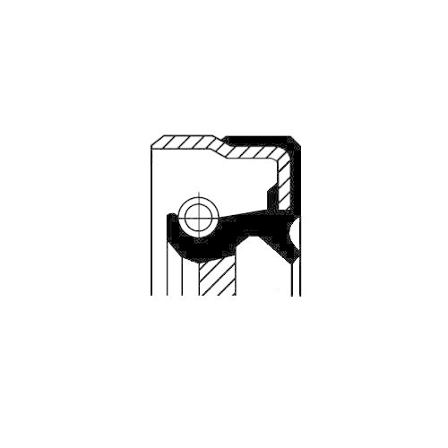 Wellendichtring Differential Corteco 01019477B für Mercedes Benz Mercedes Benz