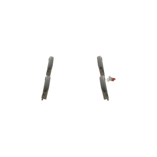 Bremsbelagsatz Scheibenbremse Bosch 0986494303 f&uuml;r Audi VW Hinterachse