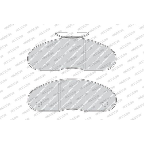 Bremsbelagsatz Scheibenbremse Ferodo FVR791 Premier f&uuml;r Renault Renault Trucks