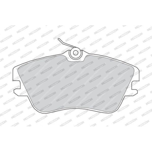Bremsbelagsatz Scheibenbremse Ferodo FVR970 Premier Eco Friction f&uuml;r VW