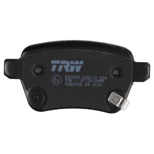 Bremsbelagsatz Scheibenbremse Trw GDB2032 f&uuml;r Fiat Hinterachse