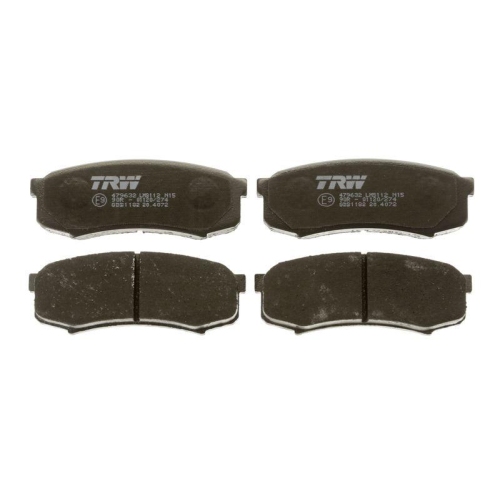 Bremsbelagsatz Scheibenbremse Trw GDB1182 Cotec f&uuml;r Toyota Baw Toyota (faw)