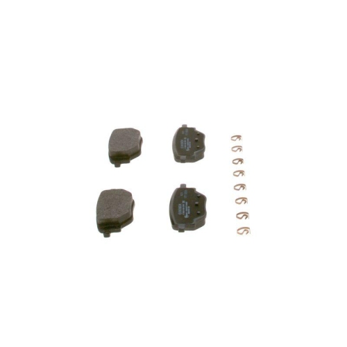 Bremsbelagsatz Scheibenbremse Bosch 0986424988 f&uuml;r Opel Peugeot Vauxhall