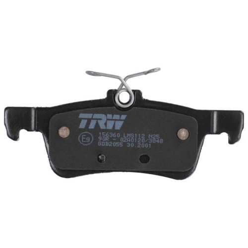 Bremsbelagsatz Scheibenbremse Trw GDB2055 Cotec f&uuml;r Peugeot Hinterachse